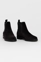 Calvin Klein Botine din piele întoarsă F1146.BROWN maro AW21