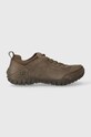 Caterpillar sneakers din piele ARISE textil maro P721358