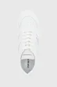 λευκό Δερμάτινα παπούτσια Emporio Armani