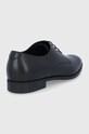 Boty Kožené polobotky Emporio Armani X4C587.XF312.NERO.NERO černá