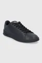 Шкіряні черевики Polo Ralph Lauren Heritage Court чорний