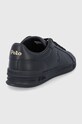 Obuwie Polo Ralph Lauren Buty skórzane Heritage Court 809845110001.001 czarny