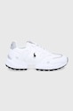 Topánky Polo Ralph Lauren Polo Jogger usňová koža biela 809835371001.100