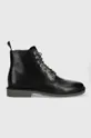 μαύρο Δερμάτινα παπούτσια Polo Ralph Lauren Talan Lace Ανδρικά