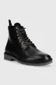 Δερμάτινα παπούτσια Polo Ralph Lauren Talan Lace μαύρο