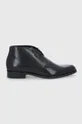 čierna Kožená obuv Karl Lagerfeld Pánsky