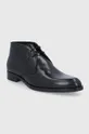 Kožená obuv Karl Lagerfeld čierna