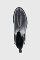 μαύρο Δερμάτινες μπότες Τσέλσι Karl Lagerfeld