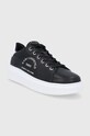 Karl Lagerfeld Buty skórzane KAPRI MENS KL52539.000 czarny AW21
