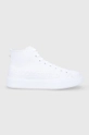 biały Karl Lagerfeld Buty skórzane KL52255.White.Lthr Męski