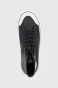 fekete Karl Lagerfeld bőr sneaker