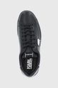 čierna Kožená obuv Karl Lagerfeld