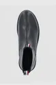 μαύρο Δερμάτινες μπότες Τσέλσι U.S. Polo Assn.