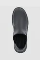 μαύρο Δερμάτινες μπότες Τσέλσι Napapijri