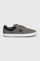 DC sneakers pelle scamosciata grigio ADYS100647