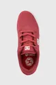 czerwony DC buty zamszowe