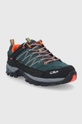 Topánky CMP RIGEL LOW TREKKING SHOES WP zelená