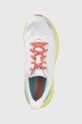 white Hoka One One shoes clifton