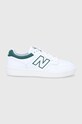 New Balance sneakers de piele BB480LGT 480 Planet friendly alb BB480LGT