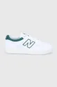 λευκό Δερμάτινα παπούτσια New Balance BB480LGT Ανδρικά