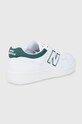 Încălțăminte New Balance sneakers de piele BB480LGT 480 BB480LGT alb