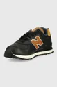 New Balance leather sneakers ML574OMD  Uppers: Textile material, Natural leather Inside: Textile material Outsole: Synthetic material
