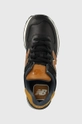 black New Balance leather sneakers ML574OMD