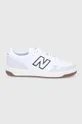 λευκό Δερμάτινα παπούτσια New Balance BB480LBS Ανδρικά