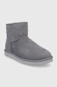 UGG cizme de zăpadă din piele întoarsă Classic Mini 1002072.DGRY gri AW21