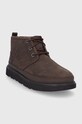 UGG buty skórzane Neumel 1120851.GRZ brązowy AW21