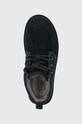 Semišové boty UGG Neumel Moc černá 1121645.BLK