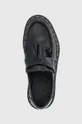 black Dr. Martens leather loafers Adrian Ys