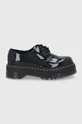 czarny Dr. Martens Półbuty skórzane 1461 Quad Unisex