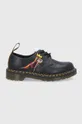 čierna Kožené poltopánky Dr. Martens 1461 Basquiat Unisex