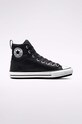 Converse Trampki skórzane Chuck Taylor All Star Berkshire płaska czarny 171448C.BLACK