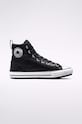 Kožené kecky Converse Chuck Taylor All Star Berkshire plochá černá 171448C.BLACK