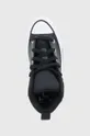 μαύρο Δερμάτινα ελαφριά παπούτσια Converse