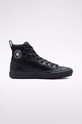 Πάνινα παπούτσια Converse φλατ μαύρο 171447C.BLACK.BLAC