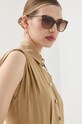 Burberry okulary przeciwsłoneczne CLARE brązowy 0BE4308
