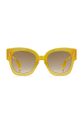Sluneční brýle Fendi žlutá