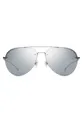 Сонцезахисні окуляри Hugo Boss срібний