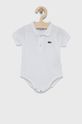 biały Lacoste Body niemowlęce 4J6963 Chłopięcy