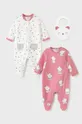 розовый Пижама для младенца Mayoral Newborn (2-Pack) Для девочек