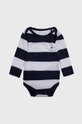 Боді для немовлят Tommy Hilfiger (3-pack) темно-синій