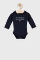 Bodi za bebe Tommy Hilfiger (3-pack) mornarsko plava