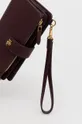 Kožená peňaženka Lauren Ralph Lauren burgundské