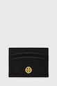 Tory Burch Portofel de piele piele negru 84070.001