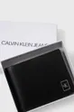czarny Calvin Klein Jeans Portfel skórzany K50K506967.4890