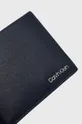 σκούρο μπλε Δερμάτινο πορτοφόλι Calvin Klein