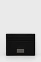černá Kožená peněženka Calvin Klein Pánský